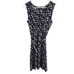Jessica Howard Sleeveless Floral Print Midi Dress Size 10 NWT